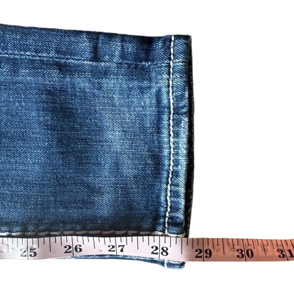 ROCK REVIVAL 💎 Isella Low Rise Skinny Jeans Size 27 Crystal Pocket ✨👖 - Picture 12 of 14